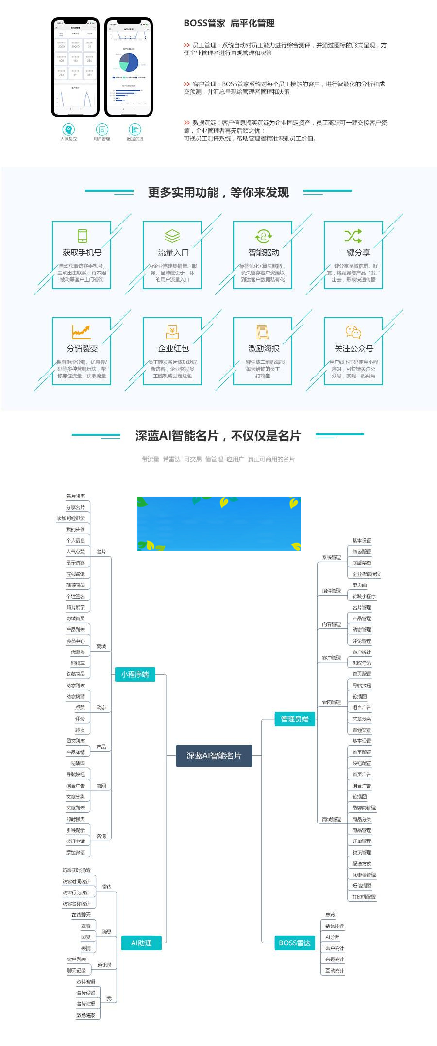 通用功能模块 深蓝AI智能名片小程序V2.7.0 原版_源码下载插图1