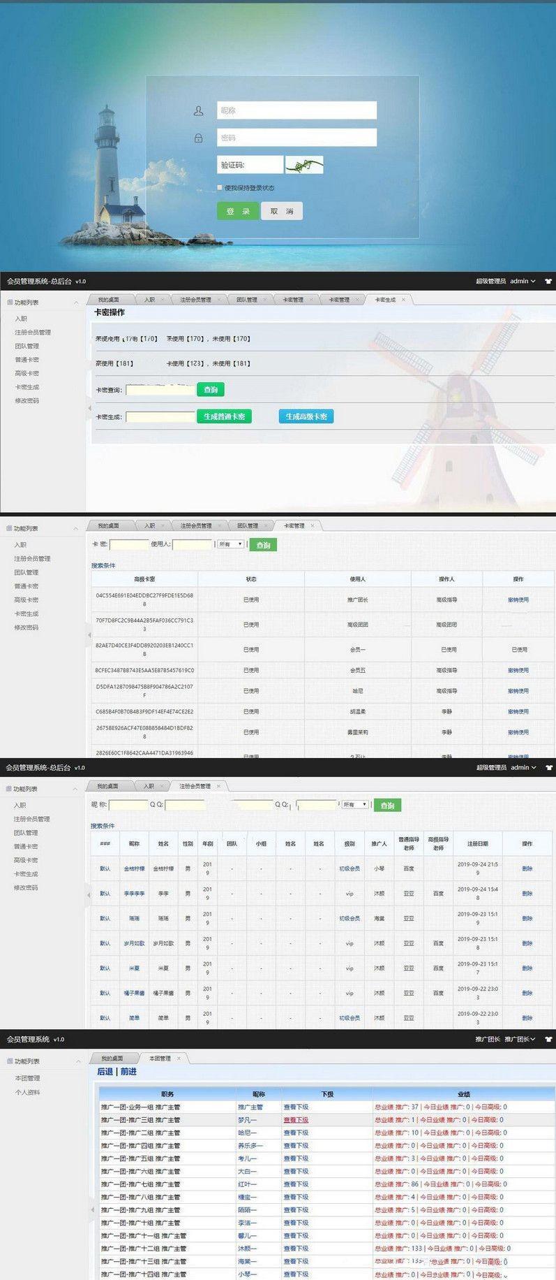 最新网站推广裂变系统通过邀请链接注册可兑换卡密系统插图