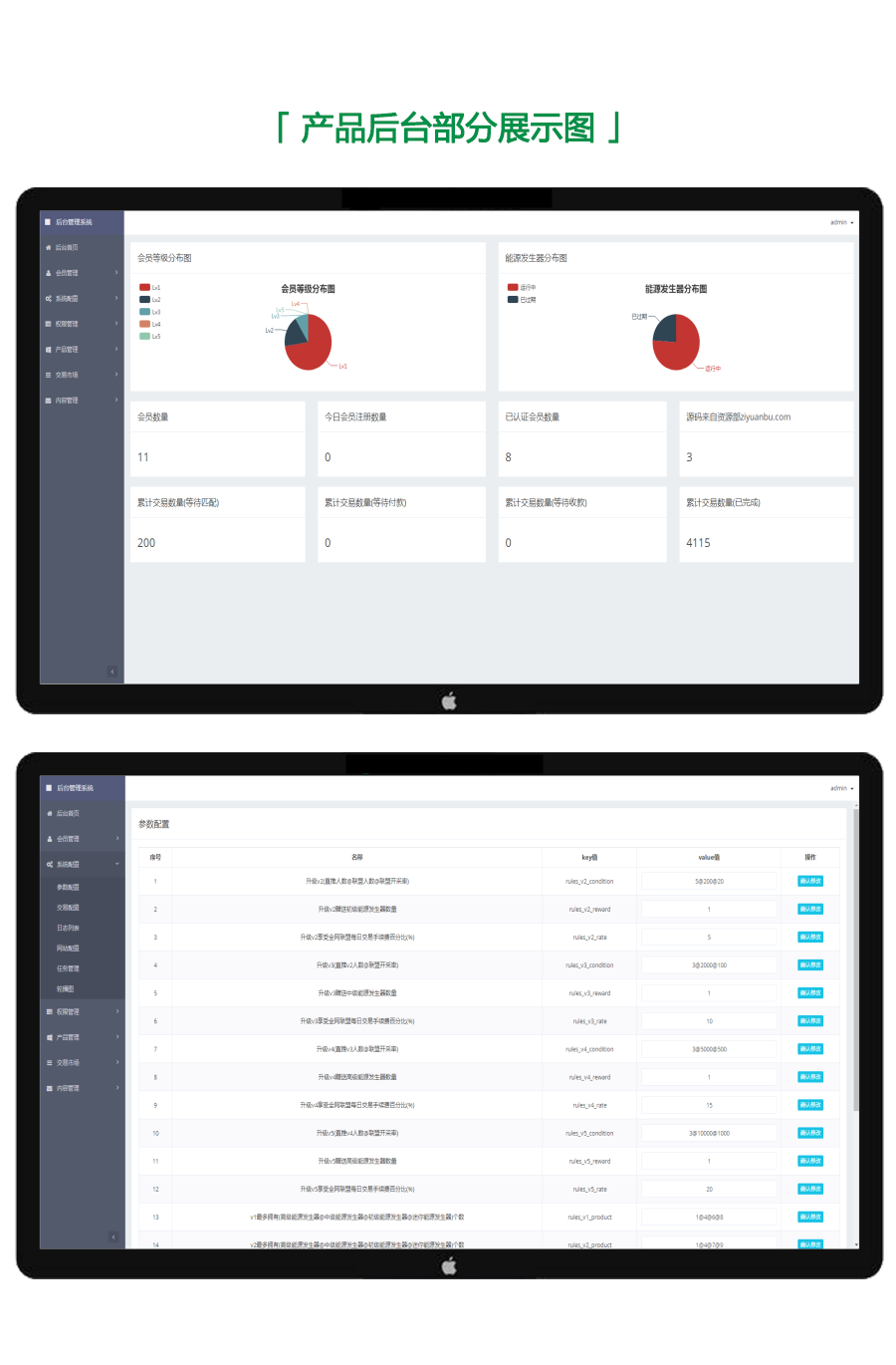 【Thinkphp魔晶挖矿区块链】运营版+晶盒数字资产交易超级能源新应用+矿机市场开源
