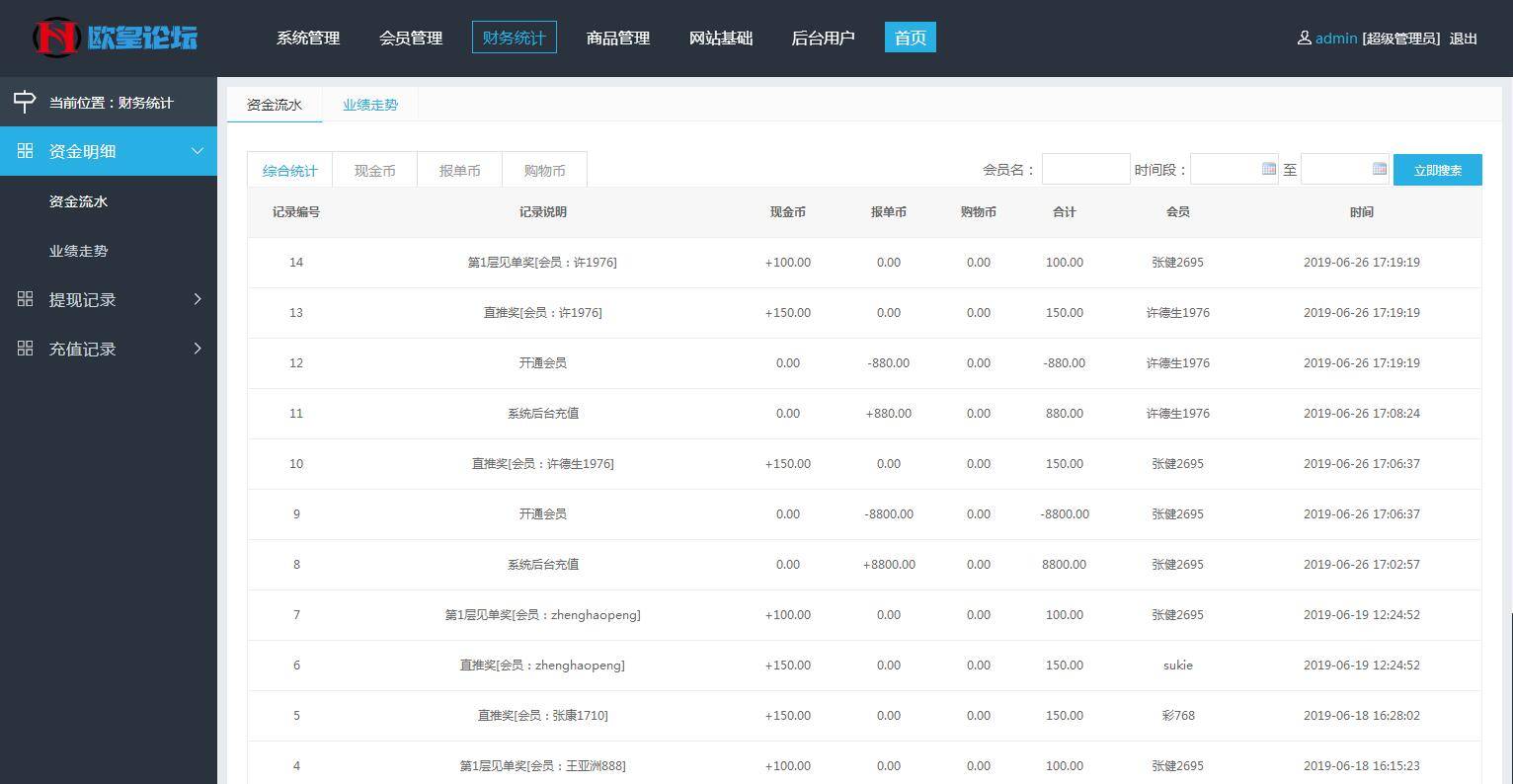 企业3级推广报单分销源码下载会员注册管理系统-ss插图3