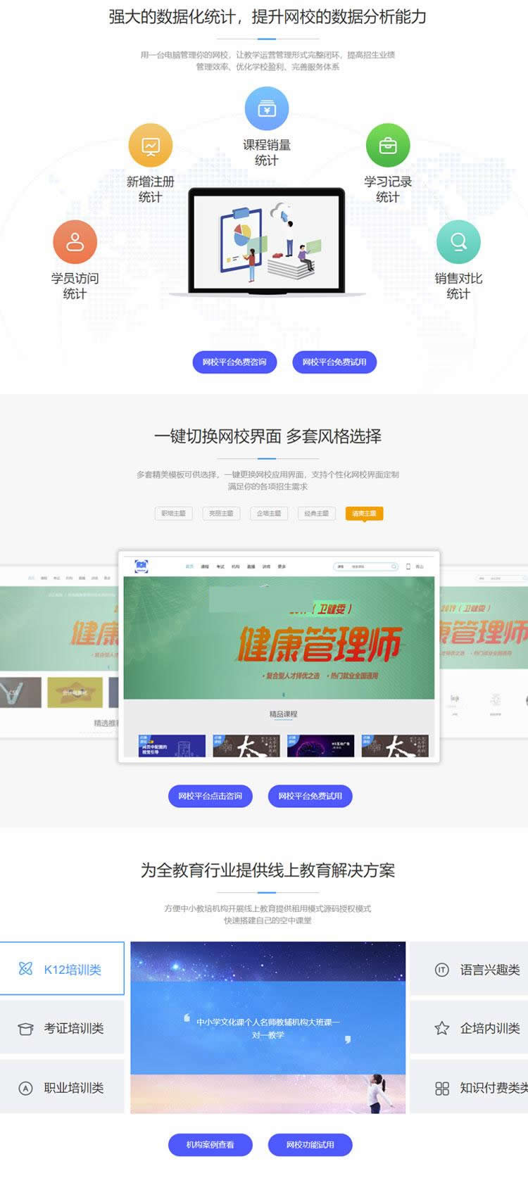 E启学网校系统 v1.2插图