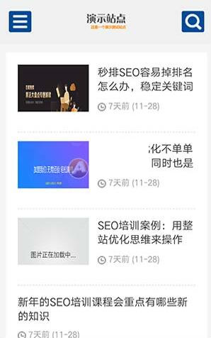 SEO博客优化网站源码 响应式SEO教程资讯类网站织梦模板  自适应手机版插图2