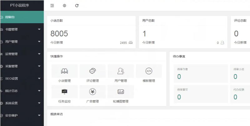 【亲测源码】11月最新小说站源码/带采集/带会员机制/带收费机制插图3